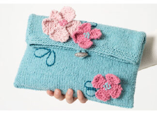 It's a Date Clutch Free Knitting Pattern