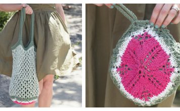 Melon Pocket Bag Free Knitting Pattern