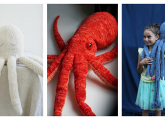 10+ Octopus Soft Toy Knitting Patterns