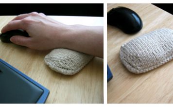 Wrist Rest Pillow Free knitting Pattern
