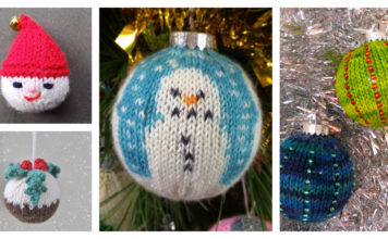 Christmas Ball Ornaments Free Knitting Pattern