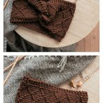 Napping by the Fire Twist Headband Free Knitting Pattern