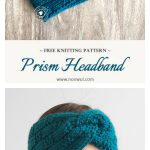 Prism Twist Headband Free Knitting Pattern