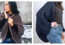 Winter Cocoon Cardigan Knitting Patterns