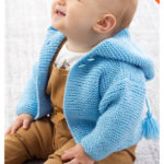 Pound Of Love Storybook Baby Hoodie Free Knitting Pattern