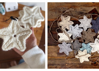 Star Ornament Free Knitting Pattern