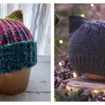 Cat Hat Free Knitting Pattern and Paid