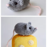 Nibbles the Mouse Free Knitting Pattern