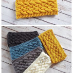 Woven Cable Headband Free Knitting Pattern