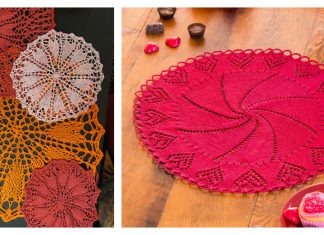 Heart Doily Free Knitting Pattern