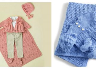 Baby Layette Set Free Knitting Pattern