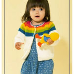 Rainbow Cardigan Free Knitting Pattern