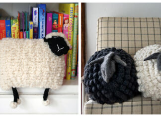 Sheep Pillow Free Knitting Pattern