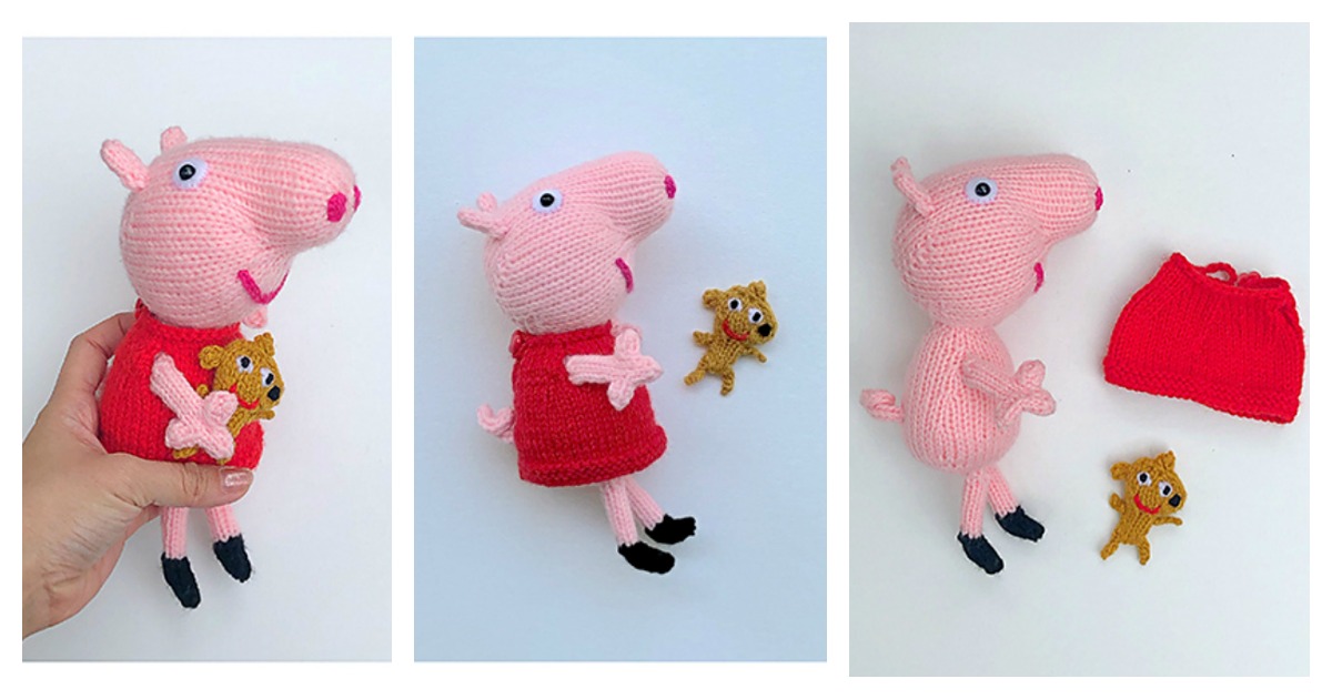 Amigurumi Peppa Pig Free Knitting Pattern