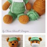 Little Doctor Bear Free Knitting Pattern