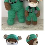 Thank You Teddy Free Knitting Pattern