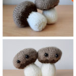 Chestnut Mushrooms Free Knitting Pattern