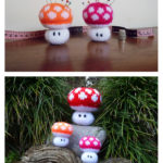 Mushroom Amigurumi Toadstool Knitting Pattern