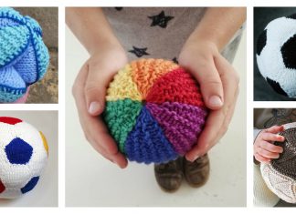 Soft Playing Ball Free Knitting Pattern