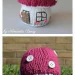 Toadstool Cottage Free Knitting Pattern