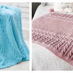 Cable Baby Blanket Free Knitting Pattern