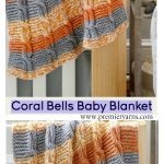 Coral Bells Cable Baby Blanket Free Knitting Pattern