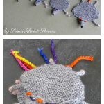 Flat Rat Coaster Free Knitting Pattern