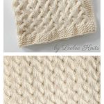 Tiny Ripples Cable Baby Blanket Free Knitting Pattern