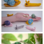 Snails and Slugs Free Knitting Pattern