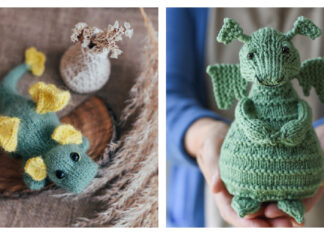 Adorable Dragon Amigurumi Knitting Patterns