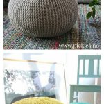 Puff Daddy Floor Pouf Free Knitting Pattern