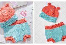 Baby Hat and Diaper Cover Free Knitting Pattern