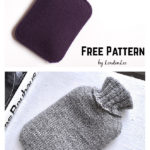 Classic Hot Water Bottle Cover Free Knitting Pattern