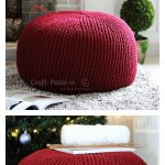 Floor Pouf Free Knitting Pattern