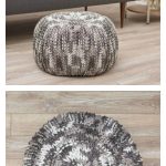 Floor Pouf Free Knitting Pattern