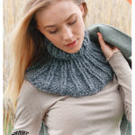 Polar Night Neck Warmer Free Knitting Pattern