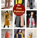 10+ Pocketed Scarf Free Knitting Pattern