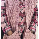 The Lazy Cable Pocket Scarf Free Knitting Pattern