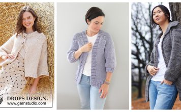 Easy Stay Home Cardigan Free Knitting Pattern