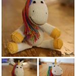 Sock Unicorn Free Knitting Pattern