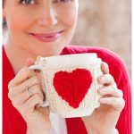 Valentine Mug Hug Free Knitting Pattern