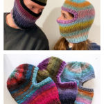 Crayon Balaclava Free Knitting Pattern