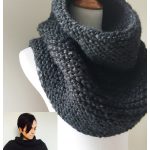 Garter Stitch Cowl Caplet Free Knitting Pattern