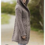 Into The Woods Hoodie Cardigan Free Knitting Pattern