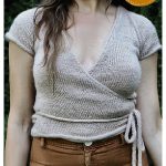 Ballerina Wrap Top Free Knitting Pattern