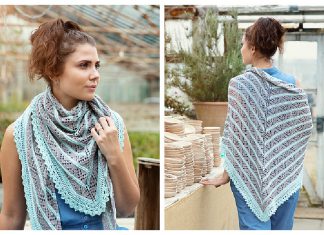 Eucalyptus Lace Shawl Free Knitting Pattern