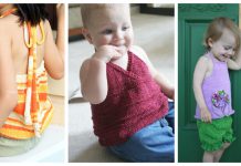 Girls Halter Top Free Knitting Pattern
