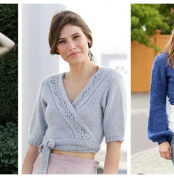 Wrap Top Free Knitting Patterns