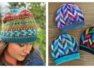 10+ Scrap Buster Hat Knitting Patterns