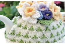 Flower Tea Cosy Free Knitting Pattern